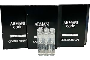 ARMANI BEAUTY GIORGIO ARMANI Men ARMANI CODE EDT Sample Spray Perfume 1.2ml /.04 oz - 3 PCS set