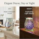 Astin of London Electric Wax Melt Burner 3D Firework Design Iridescent view 6