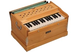 Aarohi S32 "Travel" Harmonium | Professionally Tuned & Refined in U.S. | Indian Instrument ~ Handmade, Perfect for Yoga, Kirtan