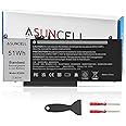 ASUNCELL 51Wh G5M10 Battery for Dell Latitude 14 E5450 5450 15 E5550 5550 12 E5250 5250 3150 3160 3550 Series VMKXM 451-BBLN G5M10 08V5GX 5XFWC, 7.4V 4-Cell