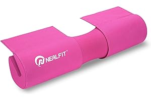 NEALFIT Barbell Squat Pad with Thick Nylon Padding, Hip Thrust Pad for Squats, Lunges, Neck Shoulder Squat Pad for Olympic or Standard Bars
