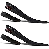 Burlingham's Height Increase Insole, Shoe Lifts for Men and Women (2 Inch) Elevated, Cushioned Heel Inserts and Arch Support 