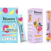 Bloom Energy Sticks Peach Mango and Hydration Sticks Strawberry Lemonade Bundle