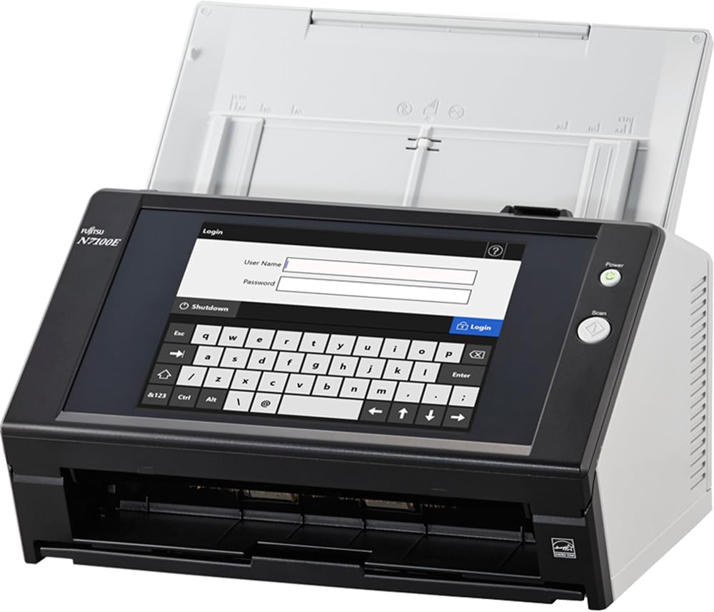 Fujitsu N7100E Scanner ADF 600x600 DPI A4 Black