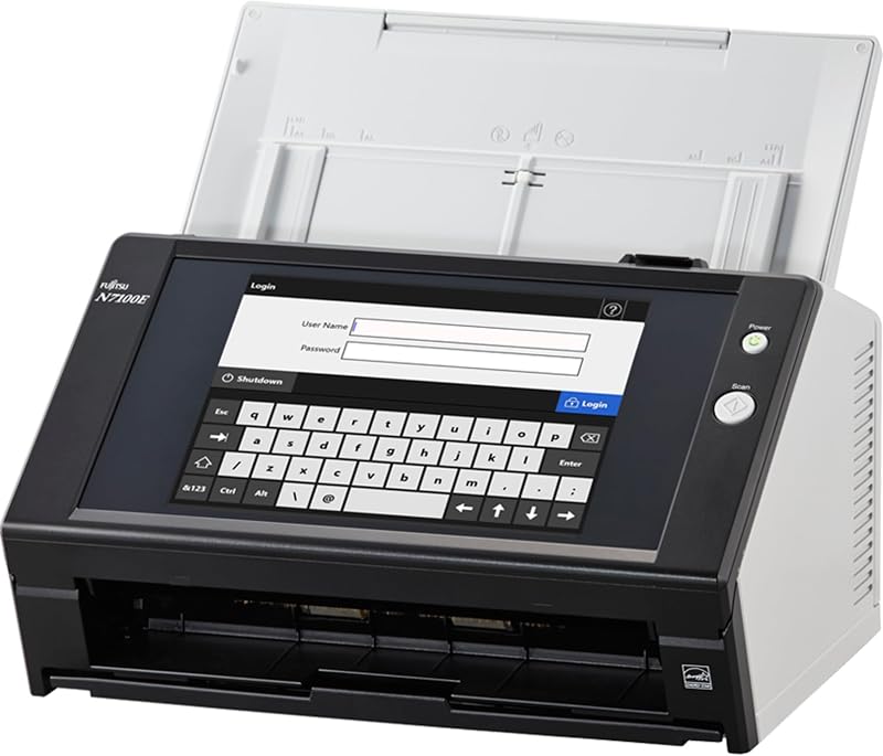 Fujitsu N7100E Scanner ADF 600x600 DPI A4 Black