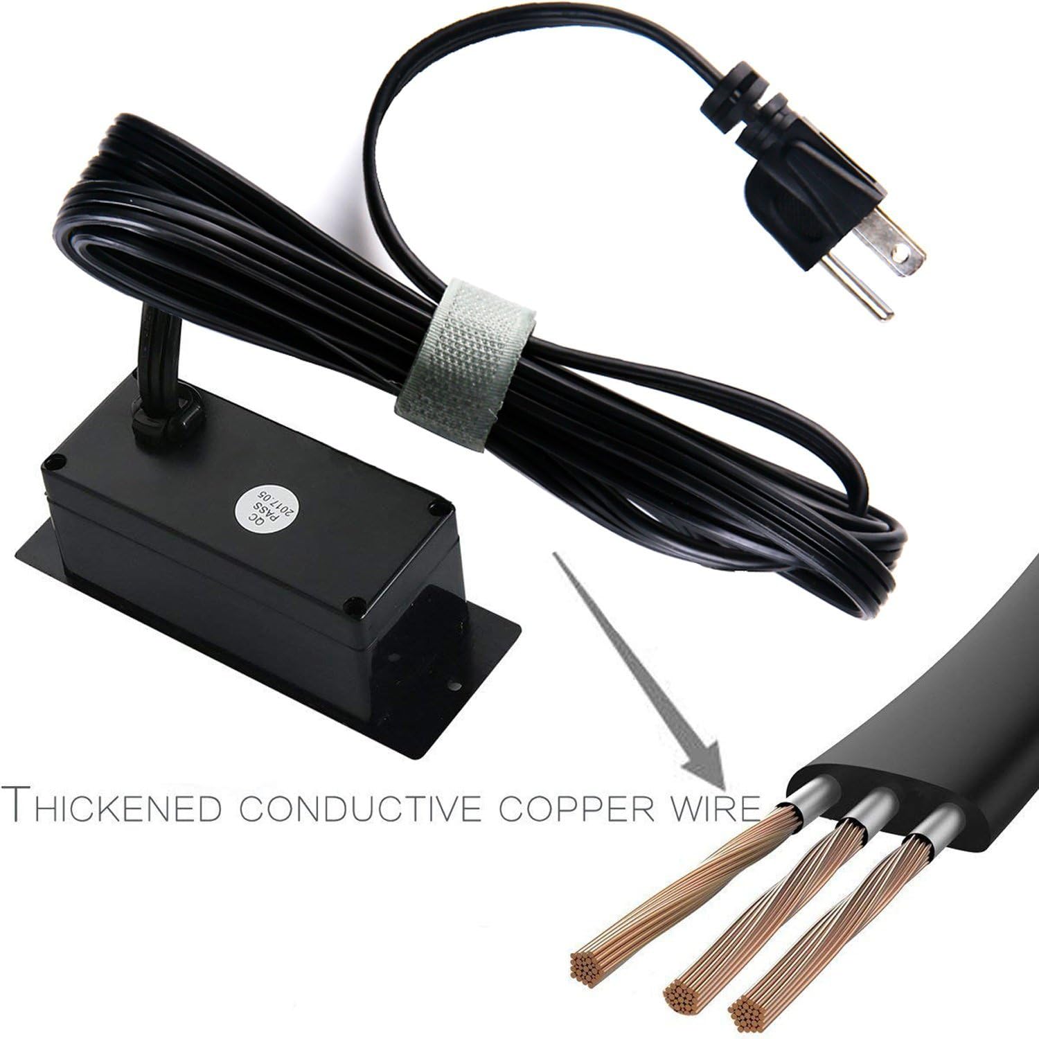 Conference Recessed Power Strip Socket 9.8Ft Cord, Desktop Power Grommet Power Strip with 2-Outlet & 2 USB Ports - - 