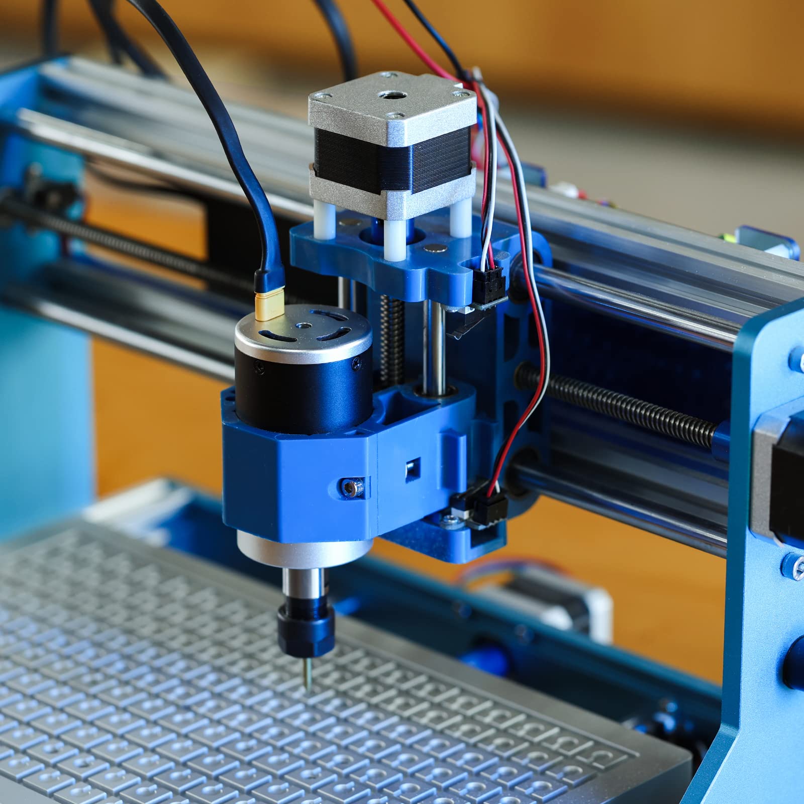 CNC Brushless Motor DC Spindle Kit 24V 12000rpm with Drive Board & Collet Holder Installed, Perfect for 3018-PRO CNC Machine