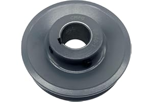 CMFG BK40-1 V Belt Pulley, 3.95 inch OD, 1 Inch Bore,Cast Iron Material, BK Single Groove v Belt Pulleys for "4L" or "A" and "5L" or "B" Belts