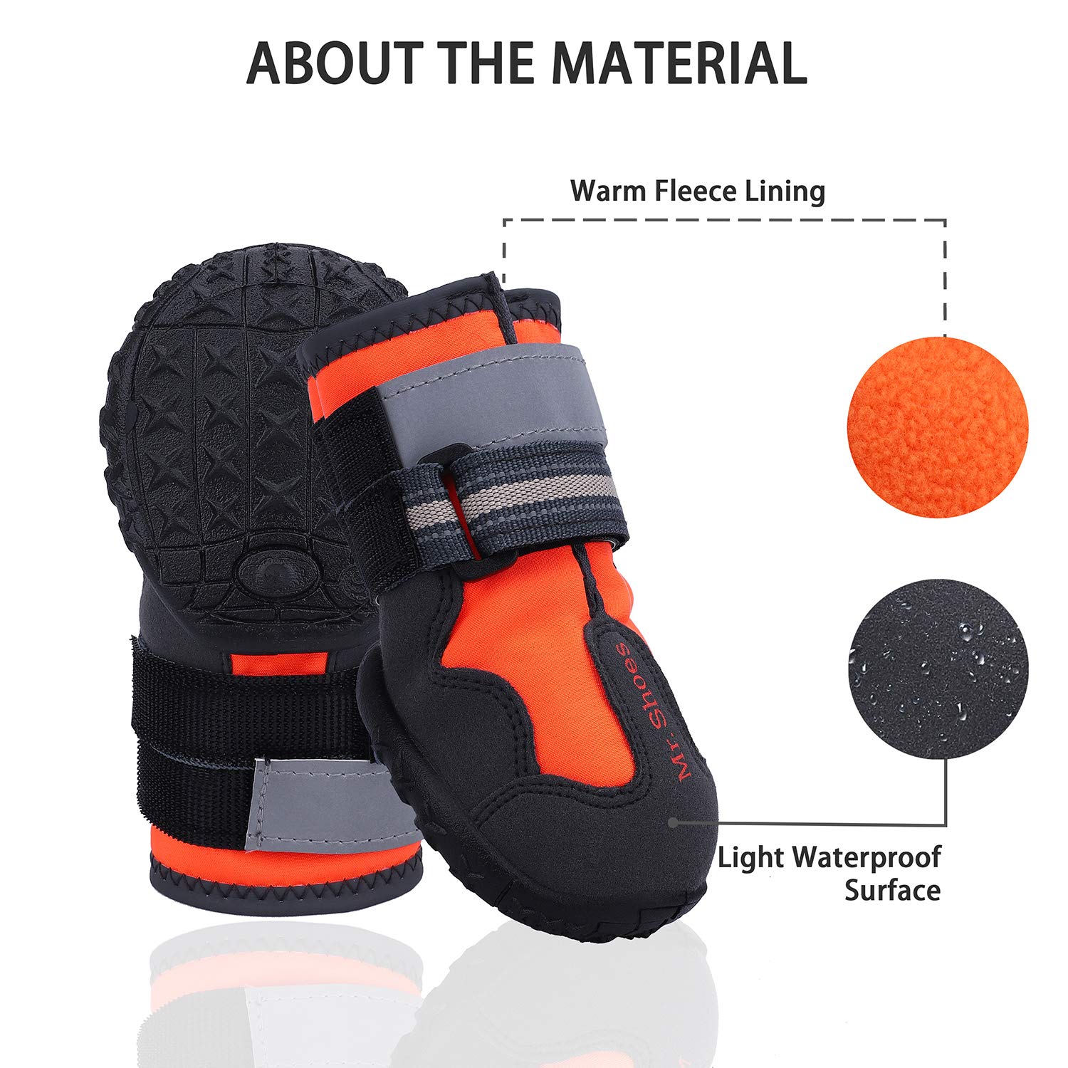 waterproof dog walking boots