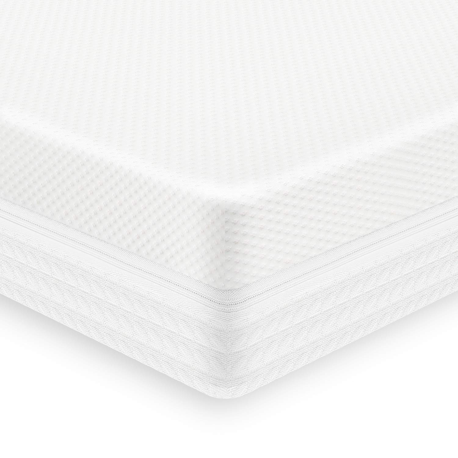 Baby Crib Mattress, Toddler Bed Mattress for Infant Newborn Kids, Breathable Premium Dual Sided Comfort Memory Foam Toddler Bed Mattress with Removeable Cover, White : Baby
