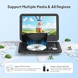 ieGeek 12.5" Portable DVD Player with 10.5" Swivel Screen, Region Free view 2