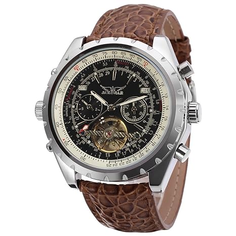 Forsining Men's Dress Automatic Calendar Analogue Display Wrist Watch JAG212M3