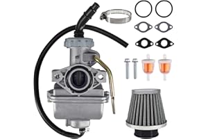 NEXANOVA PZ20 Carburetor Kit Fits for Kazuma Baja Coolster 50cc 70cc 90cc 110cc 125cc TaoTao 110B NST SunL ATV Go Kart Dirt Bike 2004-2013 Honda CRF50F XL75 CRF80F XR50R 4-stroke