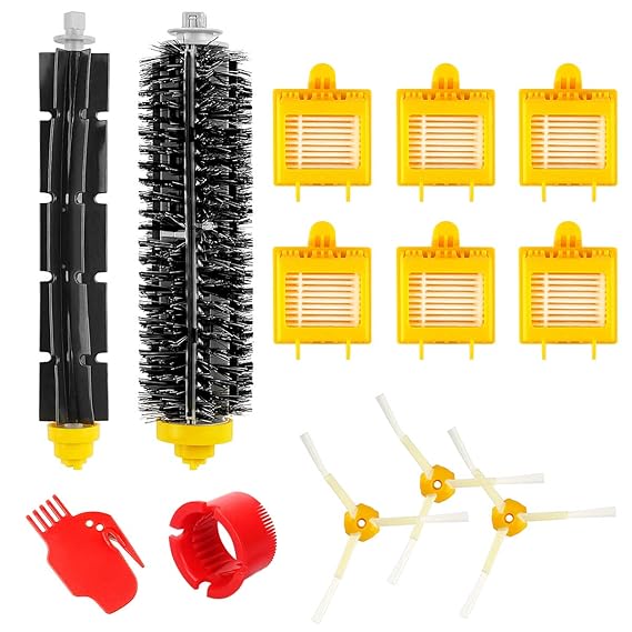 Energup Ersatz Bürsten Kit-Teile Zubehör für IRobot Roomba 700 Serie Ersetzen Filter Roomba 780 782 774 772 776 760 770