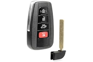 Keyless Entry Remote Key Fob 4-Button Car Replacement for 2019 - 2025 Toyota RAV4 Highlander (HYQ14FLA, 8990H-0R030, 8990H-0R
