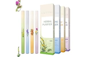 4Pcs Herbal Diffuser Pen, Portable Aromatherapy, Resting Relaxation and Oral Air Freshening, Quitting Bad Habit and Natural E