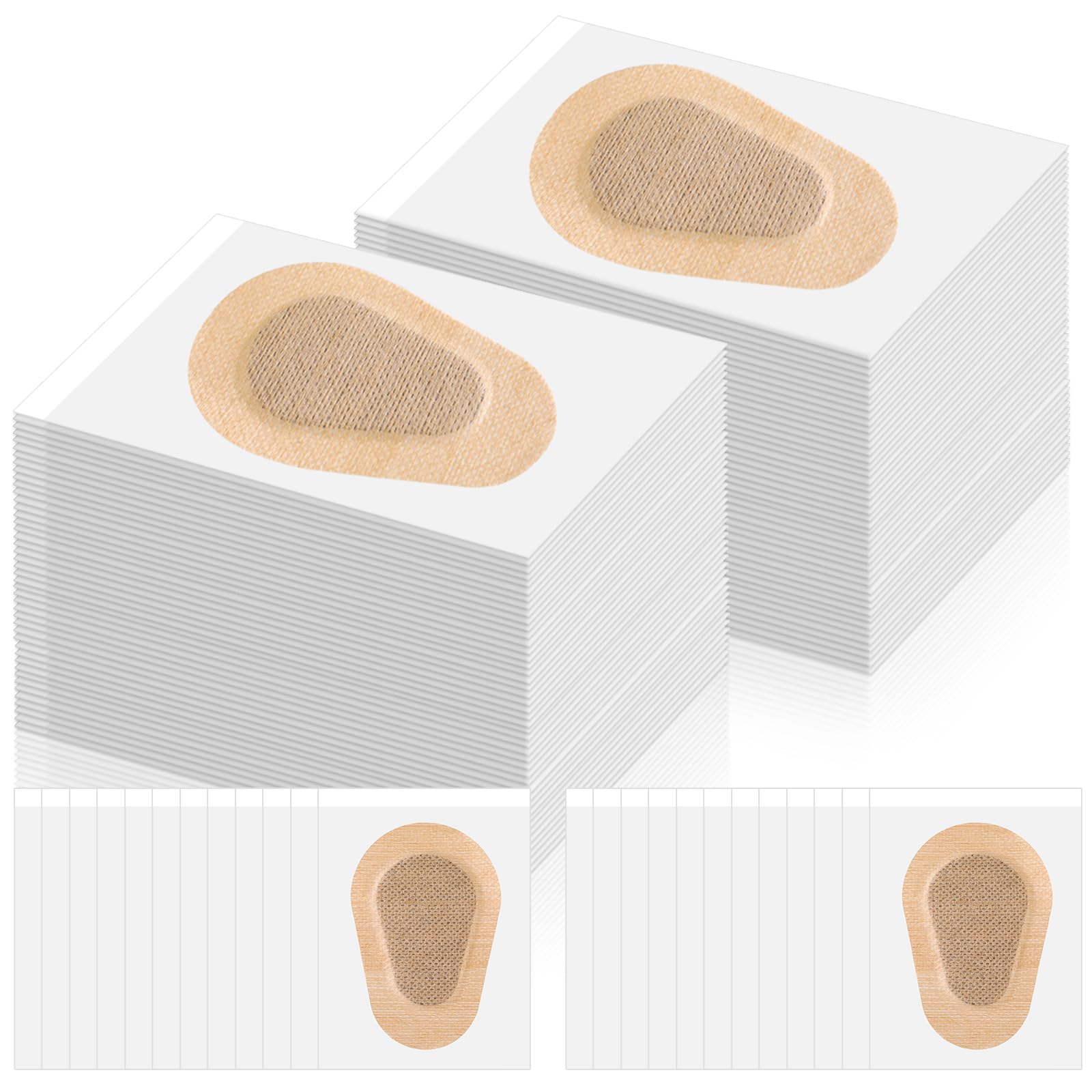 Photo 1 of 120 Pcs Adhesive Eye Patches, Eye Patches for Adults Pad Disposable Eyepatch Latex Free Adhesive Bandages for Adult(3.3 x 2.3 Inch,Nude)