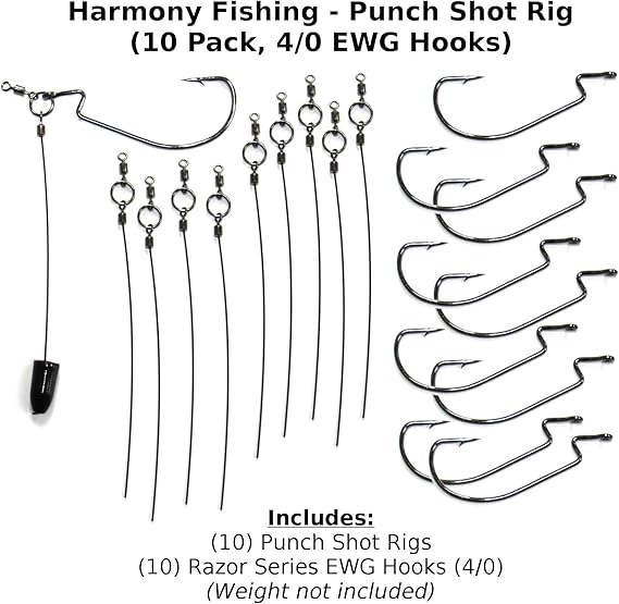 Harmony fishing company punch shot rig kit Clearance