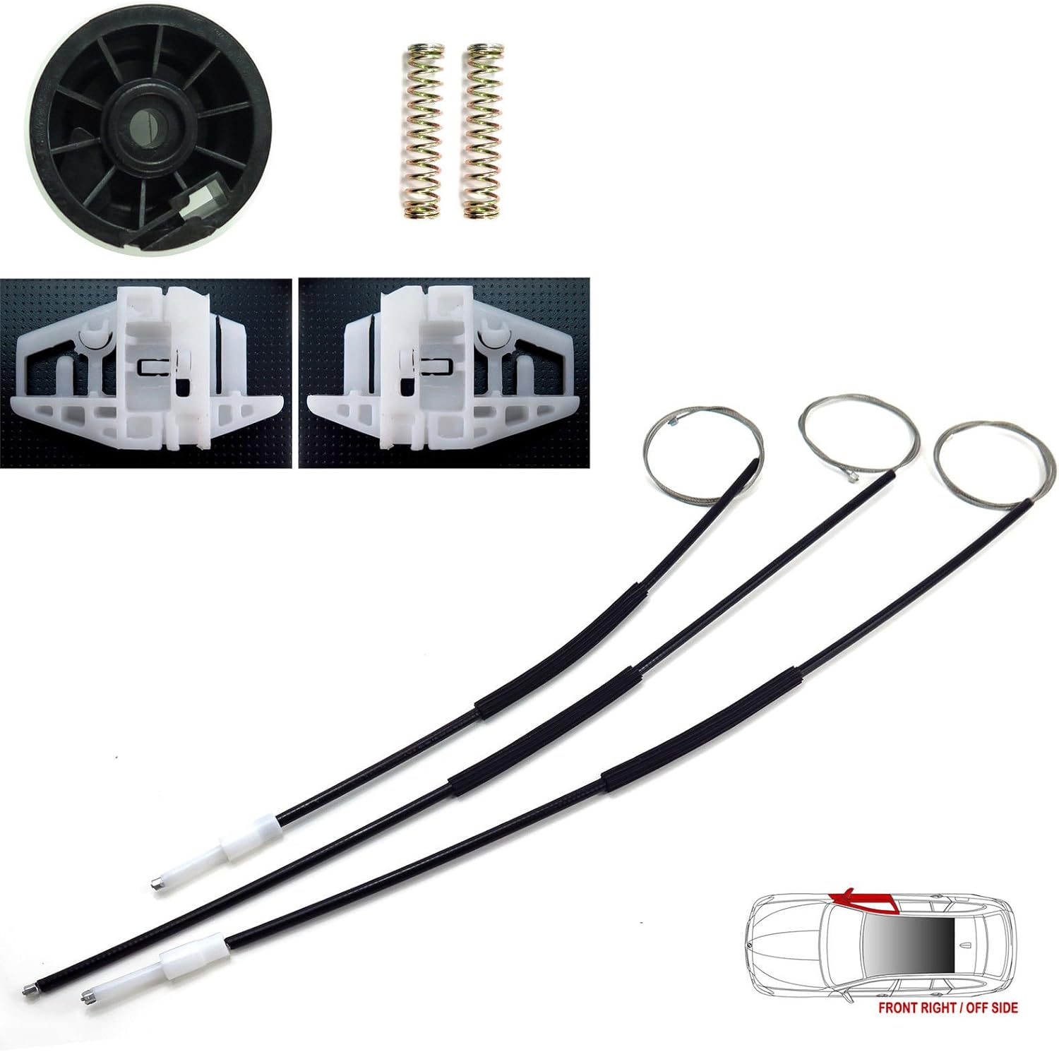 RENAULT MEGANE 2 ELECTRIC WINDOW REGULATOR REPAIR KIT FRONT RIGHT SIDE