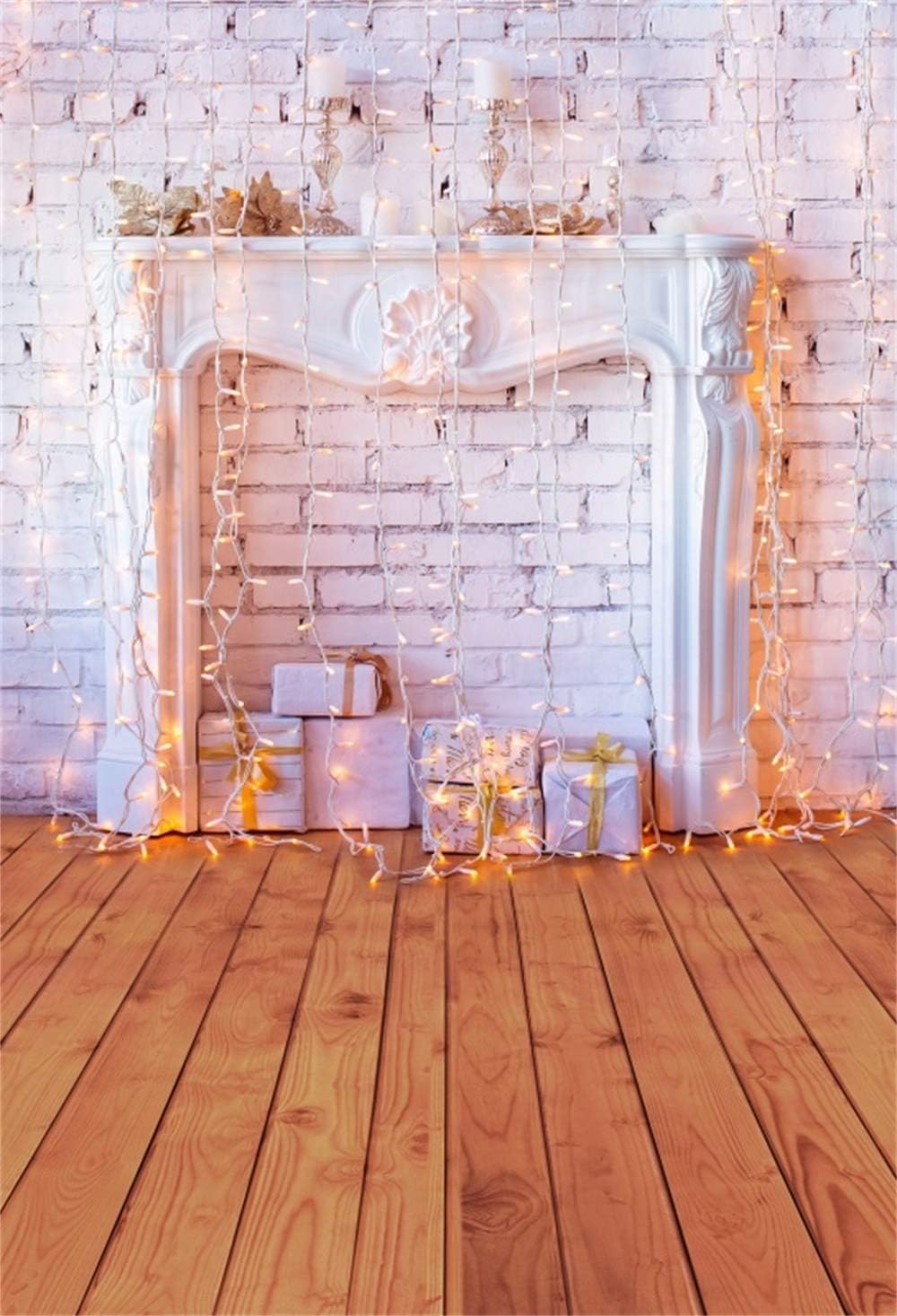 Amazon Com Laeacco 5x7ft Indoor Rustic White Brick Wall