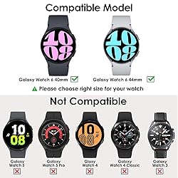 KIMILAR [5+5 Pack] Galaxy Watch 6 Screen Protector
