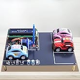 Mini Parking Lot Simulation Soldering Practice Kit, MIOYOOW DIY Garage Model Solder Kit with LCD Display and 4 Mini Cars, STEM Electronic Soldering Projects for Home and School Learning