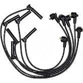 OXCANO WR-6096 Ignition Spark Plug Wires Compatible with Ford Explorer | Explorer Sport Trac 2007-2010 &amp; Mountaineer 2001-2010, V6 4.0L Set of 6