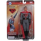 MEGO DC Heroes RED Son Superman PX 8IN AF | Mego DC Heroes 8 Inch Doll Figure Exclusive - Red Son Superman