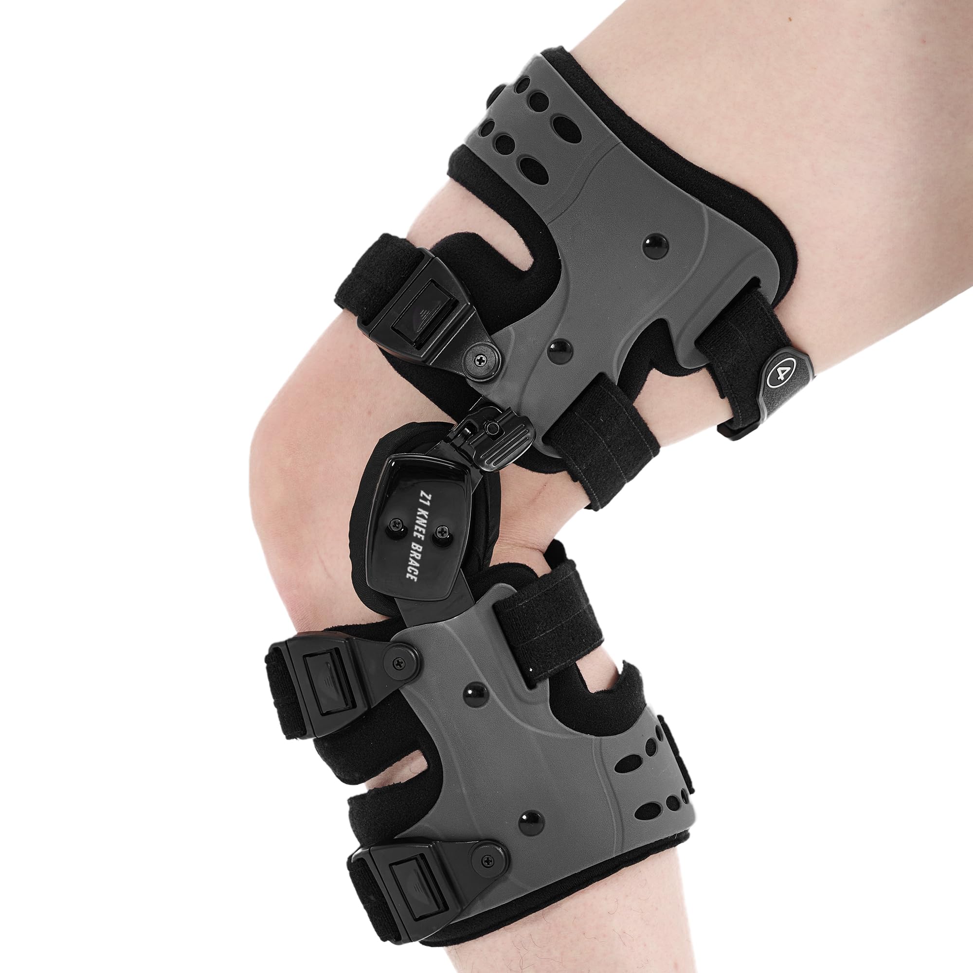 thumbnail image 2 of OA Unloading Knee Brace For Arthritis & Osteoarthritis – Adjustable Support, Black 2 of 5