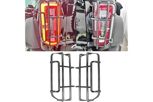 YOCTM Tail Light Guard Trim Protector Cover for Ford Bronco Accessories 2021 2022 2023 Exterior Decoration Guard Kit 2-Pack (Carbon Fiber Look)