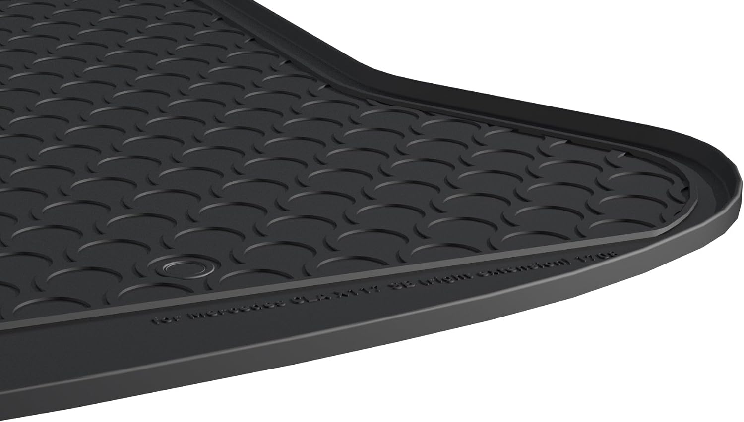 Gledring Rubbasol (Rubber) Boot Mat compatible with Mercedes CLA Shooting Brake 2015, Black - Image 5