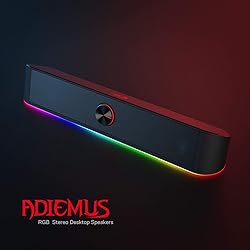 Redragon GS560 RGB Desktop Soundbar, 2.0 Channel