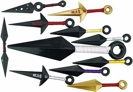 Naruto Anime Cosplay 11 Teiliges Waffe Set Amazon De Kuche Haushalt