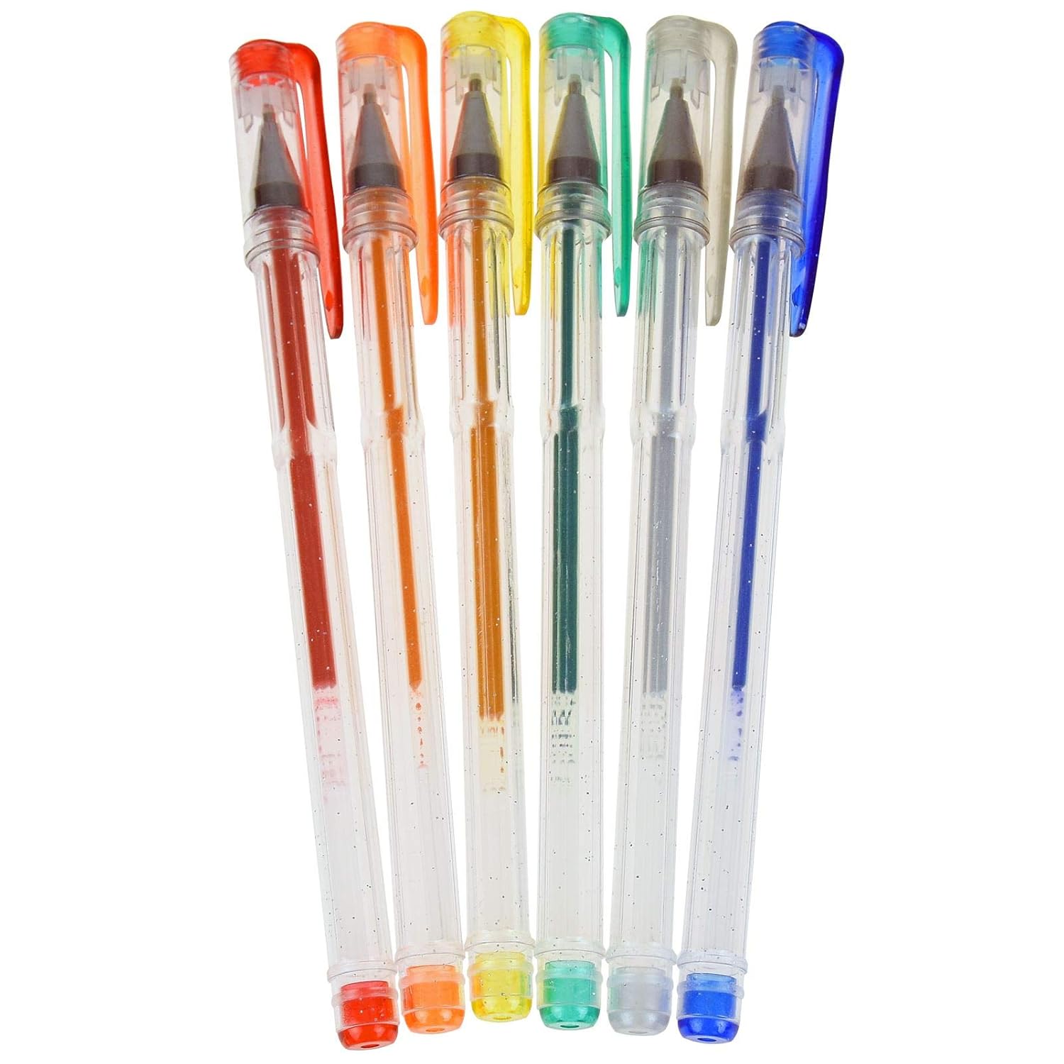 6 Pack of Glitter Gel Pens Kids School Stationary Amazon.co.uk DIY