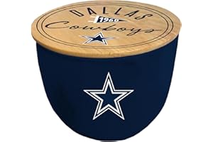 PEGASUS SPORTS Officially Licensed NFL Script Circle Logo Ceramic Candle