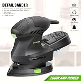GALAX PRO 200W Detail Sander 12000 OPM Dust Collection 10 Sandpapers view 5