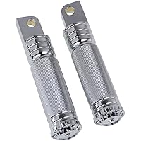 Motorcycle Passenger Foot Pegs Support Mount 2.25" Footrest Clevis Kit For Harley Softail Fatboy