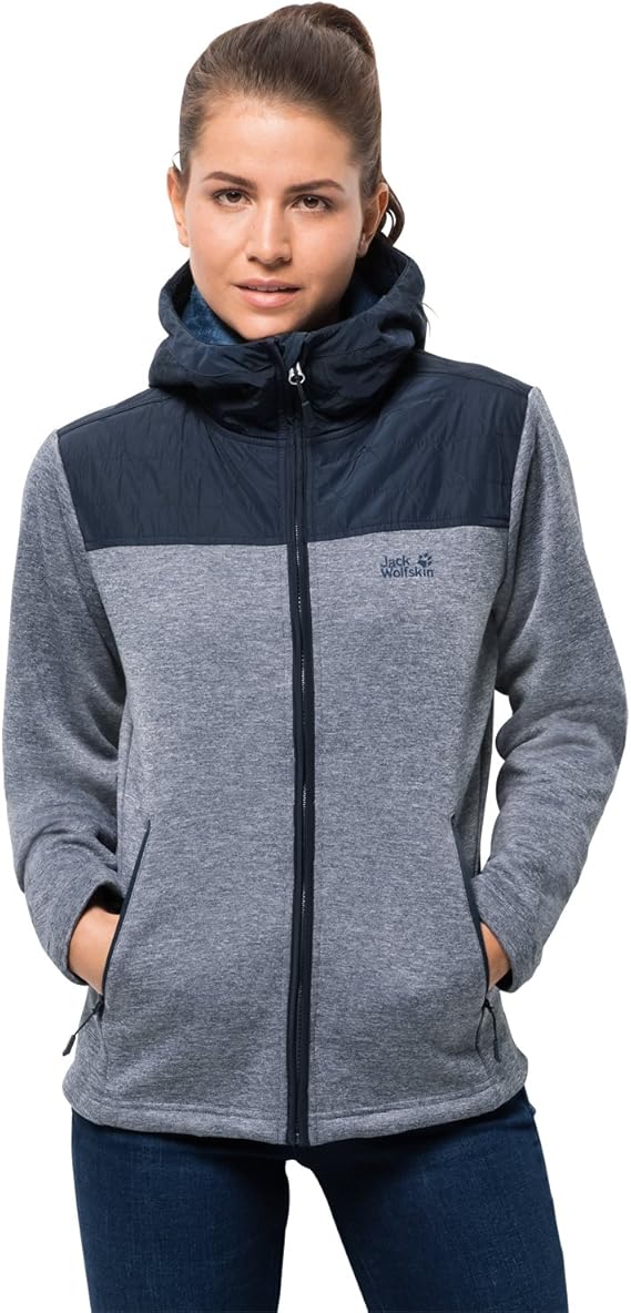 Jack Wolfskin 狼爪 Pacific Sky 女式保暖抓绒连帽夹克 L码3.4折$51.23 海淘转运到手约¥392 Jack Wolfskin 狼爪 Pacific Sky 女式保暖抓绒连帽夹克 L码3.4折$51.23 海淘转运到手约¥392