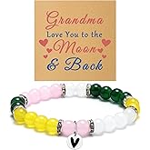 Grandma Birthday Gifts from Granddaughter Beaded Bracelet Great Grandmas Gift Ideas for New Grandma Nana Mother in Law from Grandchildren Mothers Day Valentines Gift for Her jewelry Bracelet