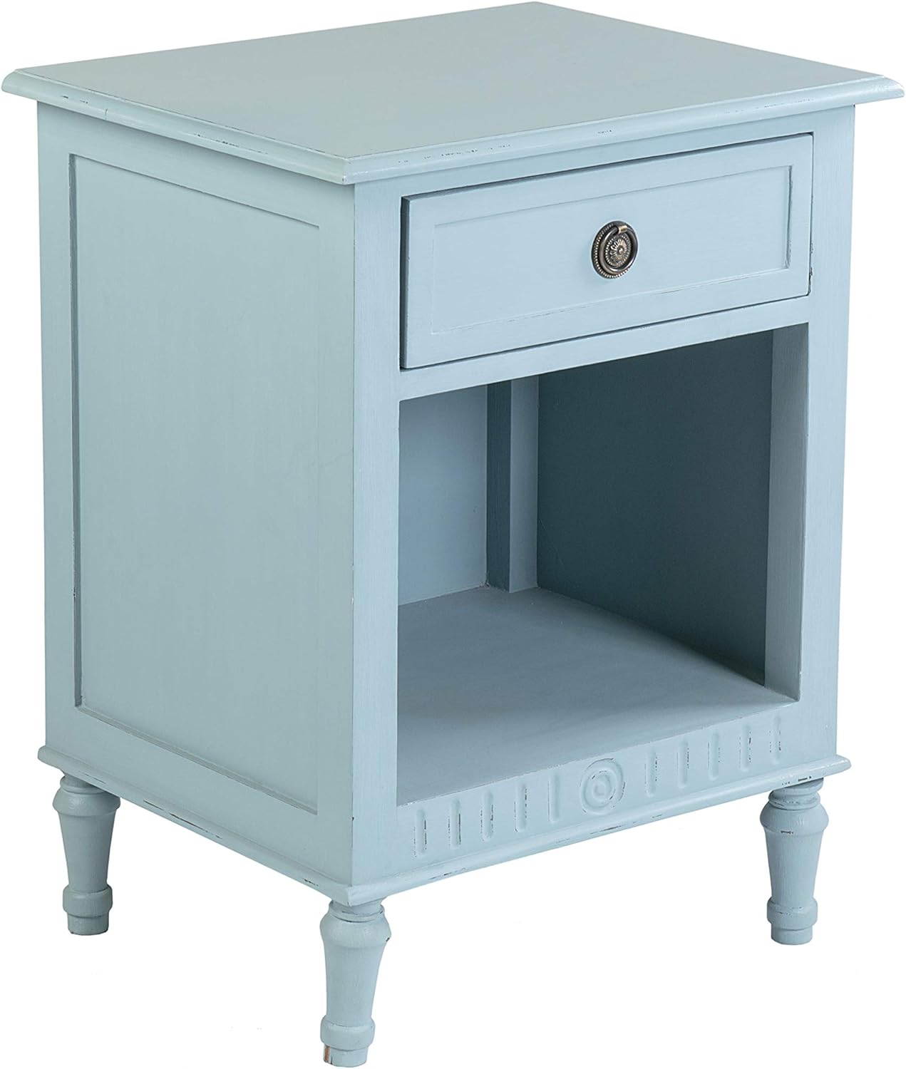 Amazon Com East At Main Adeline Nightstand Blue Furniture Decor
