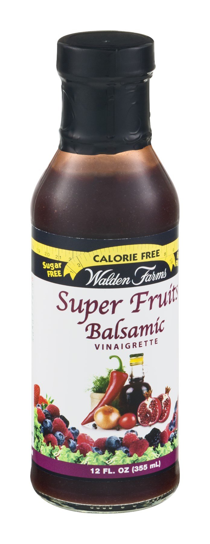 Walden Farms Calorie-Free Super Fruit Balsamic Vinaigrette Dressing 12 Pack