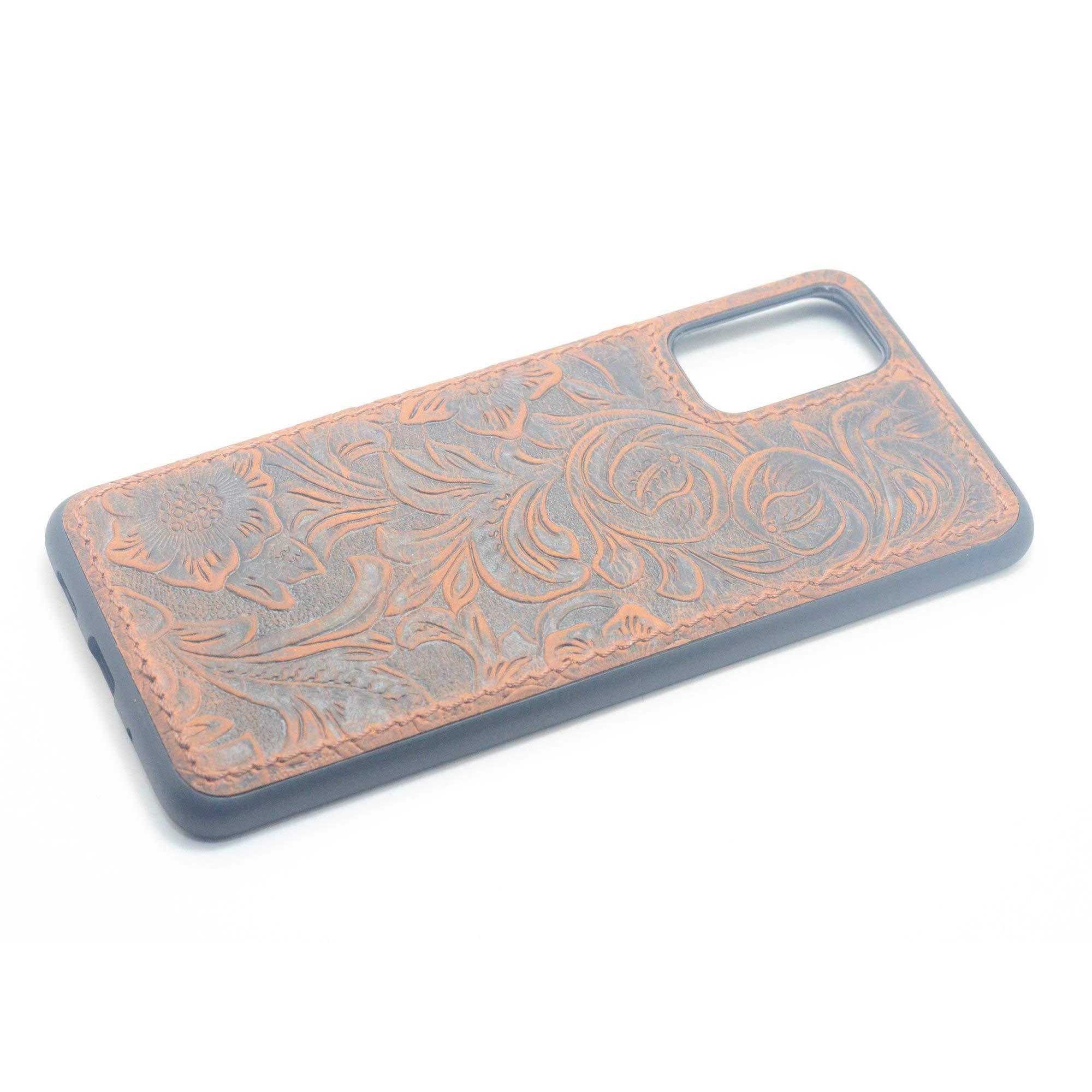 JJNUSA Handmade Leather Case for Samsung Galaxy S20 Plus 6.7 inch 5G Back Cover Case