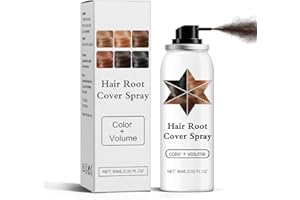 AWCCXMYM Root Touch Up Hair Color Spray Instant Gray Coverage Hair Color for Women with Filling & Thickening Coverage Root To