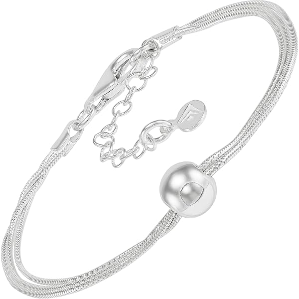 Bracciale Graffette In Argento Sterling 925 Rodiato – Made In Italy, Regolabile - 3