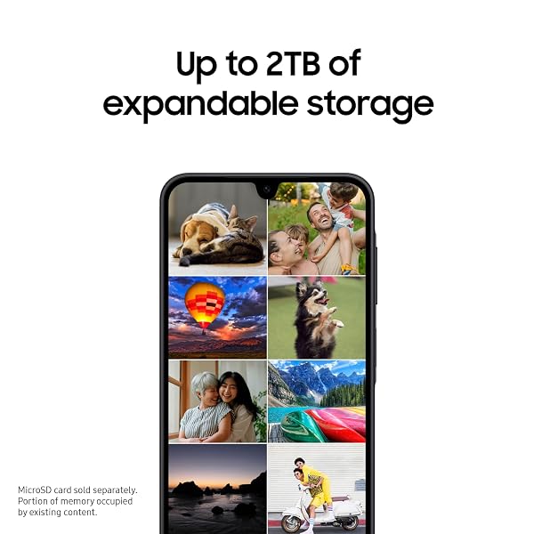 SAMSUNG GALAXY A17 5G SMART PHONE, 128GB, LARGE AMOLED, HIGH-RES CAMERA, DURABLE DESIGN, SUPER FAST CHARGING, EXPANDABLE STORAGE, CIRCLE TO SEARCH, 2025, US 1 YR MANUFACTURER WARRANTY, BLACK