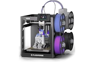 FLASHFORGE AD5X Multi-Color 3D Printer 4 Colors with IFS, Fully Auto Leveling FDM 3D Printer with Max 600mm/s High Speed Prin