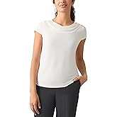 Kasper Womens Cowl Neck Ity Top