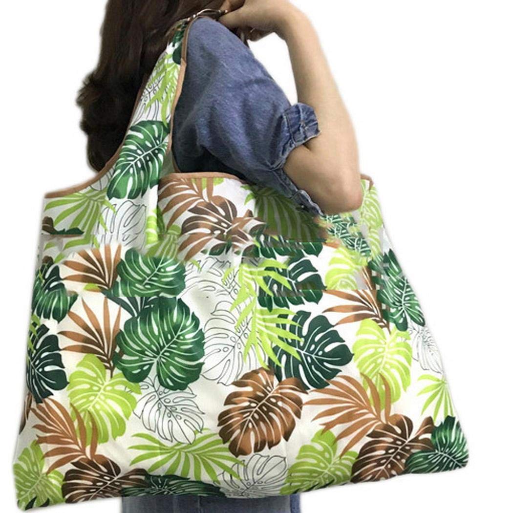 Cokil Portable Foldable Cartoon Pattern Square Environmentally Friendly Shopping Bag Reusable Grocery Bags