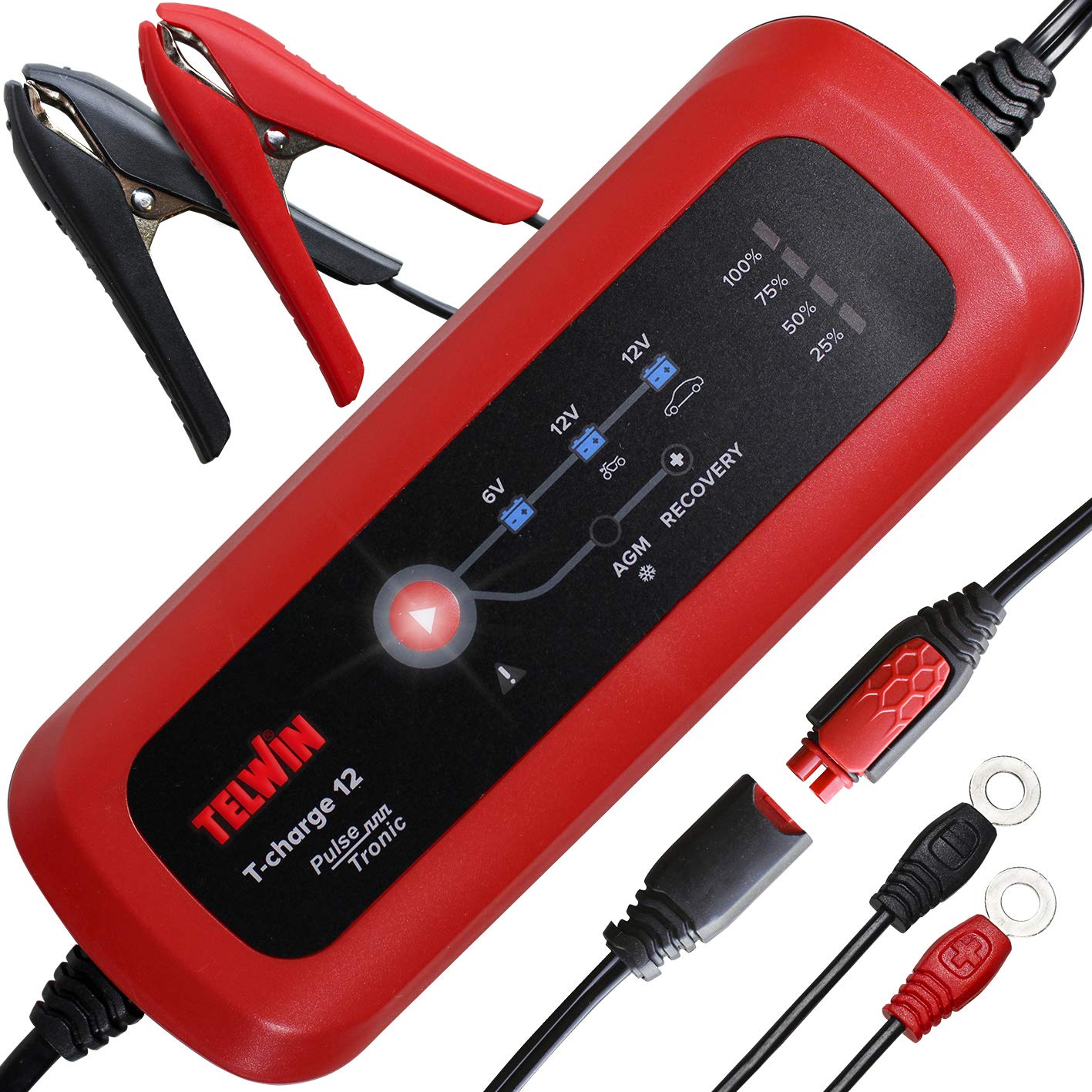 TelwinDefender mantenitore Electronic and Charger, 4A red