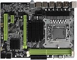 Lodokdre X58 Motherboard LGA1366 DDR3 ECC RAM XEON X5650 X5670 CPU Graphics view 2
